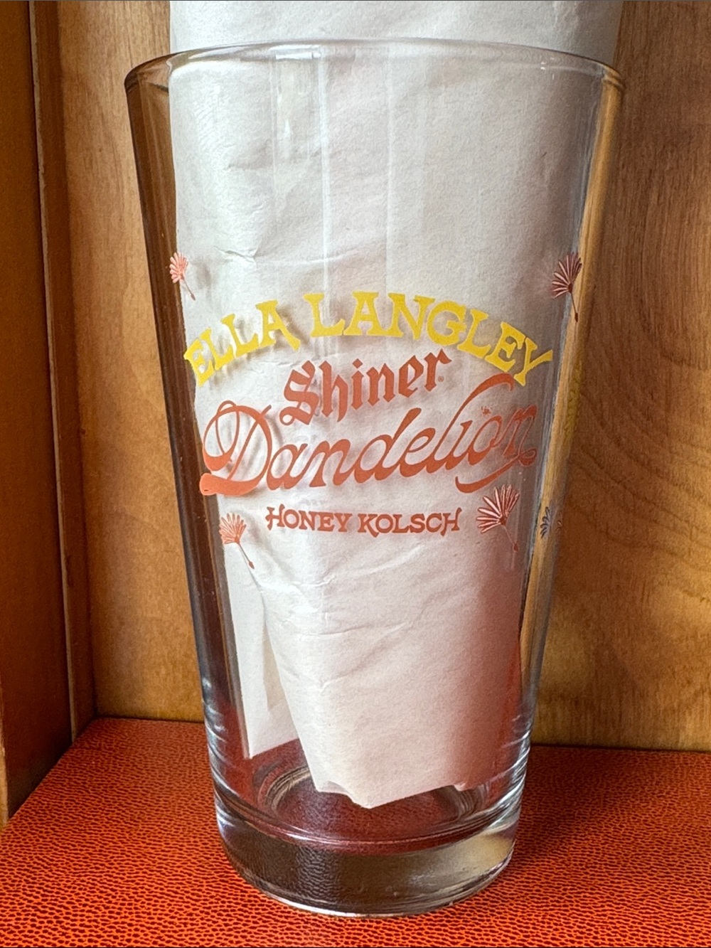 Ella Langley Shiner Bock Dandelion Honey Kölsch Pint Glass